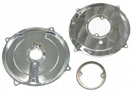 Alternator/Generator Backing Plate Kit - Chrome