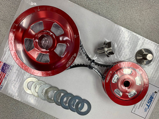 MST Renegade V-Belt Pulley System, Red Anodized