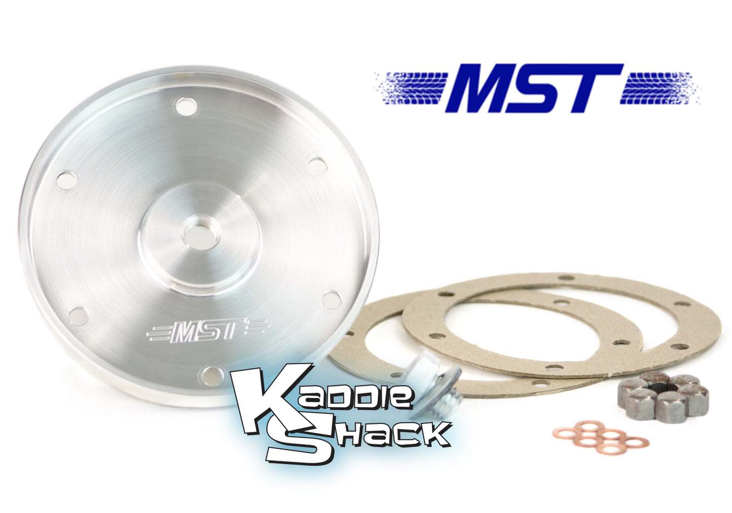 MST Billet Aluminum Oil Drain Plate Kit, Machined