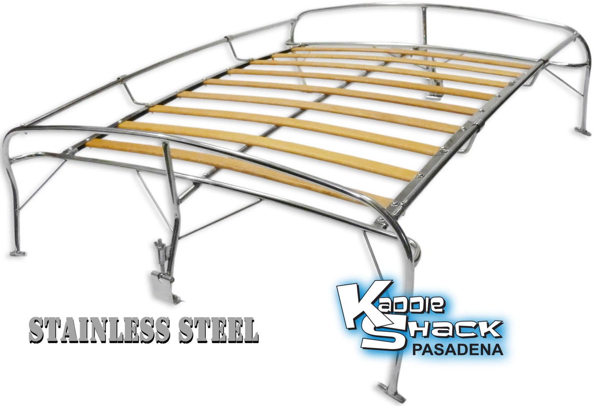 STAINLESS STEEL Vintage Style VW Bug Roof Rack – Kaddie Shack