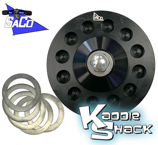 SACO Alternator POWER PULLEY, Lightened, Billet Aluminum