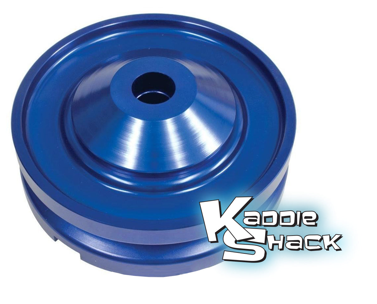 Billet Aluminum Alternator/Generator Pulley, Blue