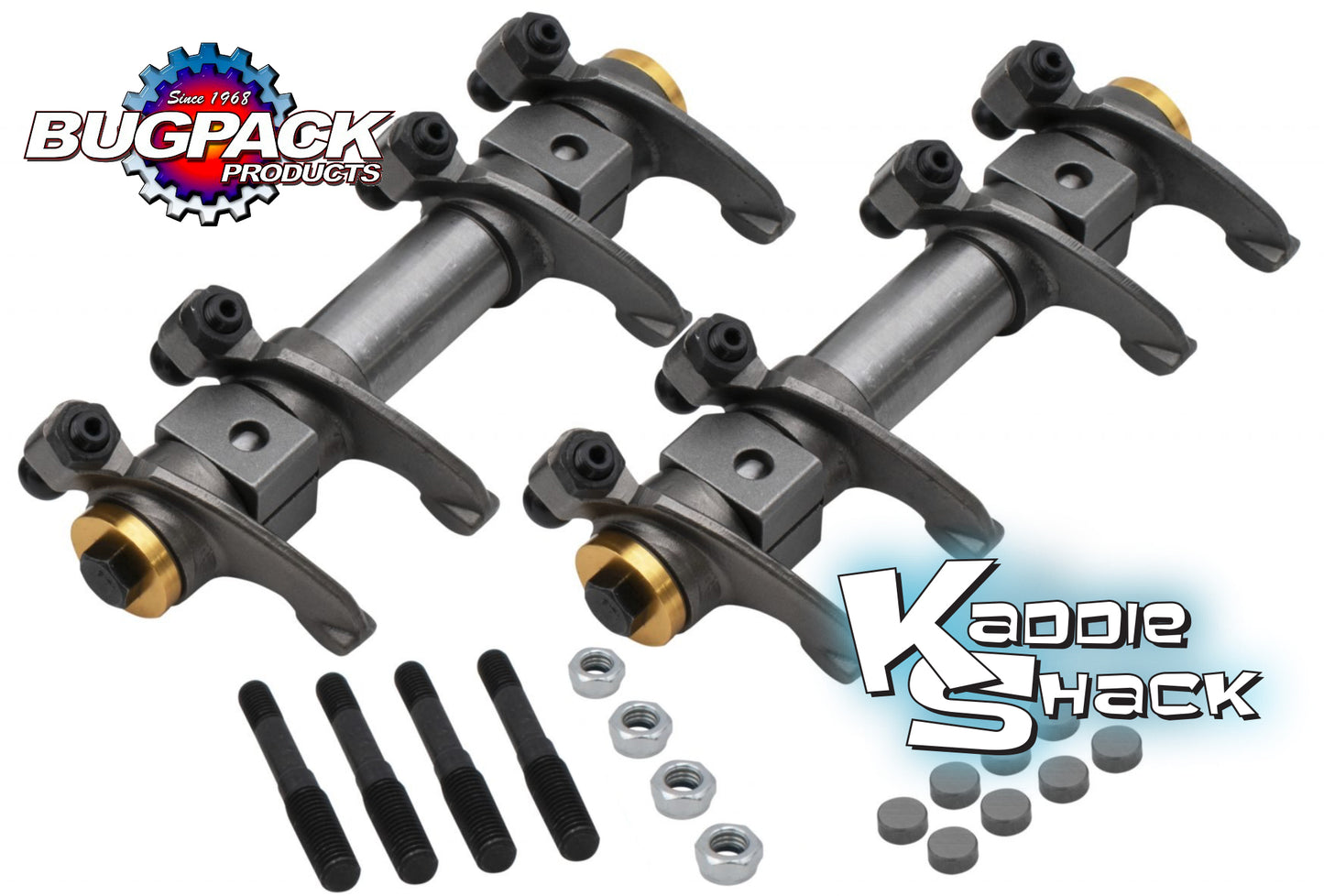 Bugpack 1.4:1 Chromoly Ratio Rockers w/ USA Adjusters