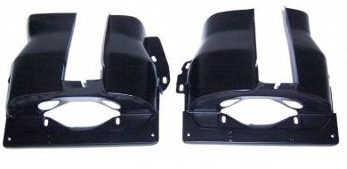 Dual Port Cylinder Shrouds (pair) - Black