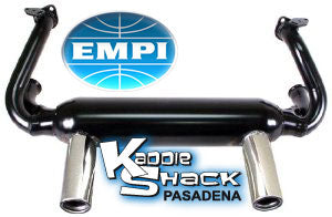 EMPI 2 Tip Exhaust System - Black