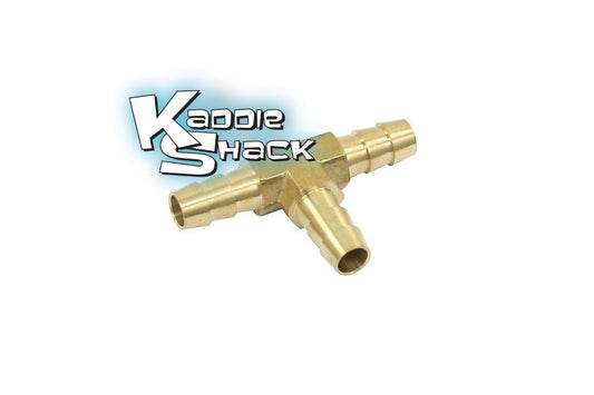 Brass Fuel Tee - 1/4"