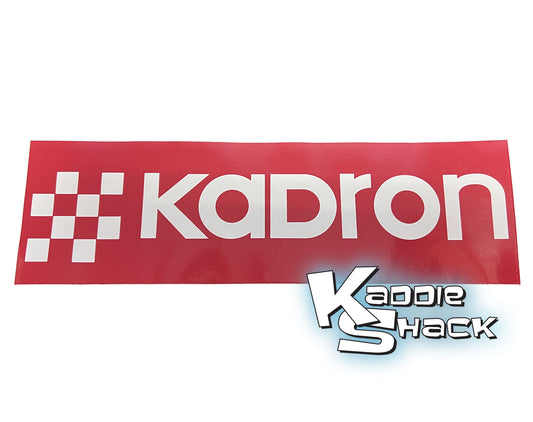 Large Kadron Logo Sticker, 10" x 3"