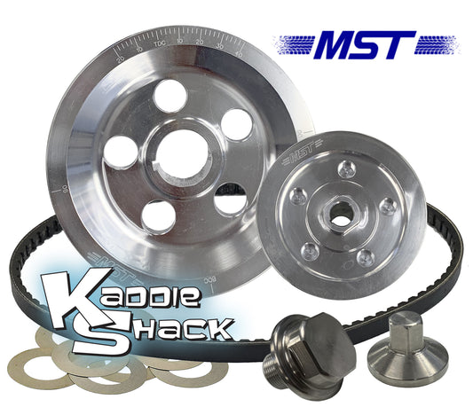 MST Matador V-Belt Pulley System, Polished