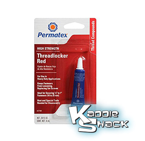 Permatex Threadlocker RED – Kaddie Shack