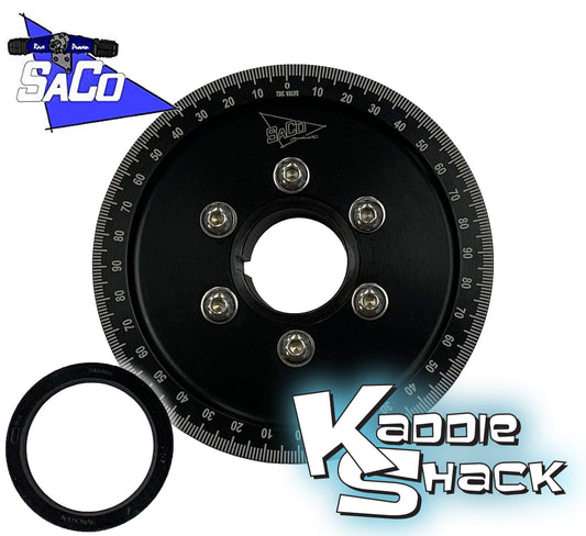 SACO Sand Sealed Power Pulley, Laser Engraved, Chromoly Hub