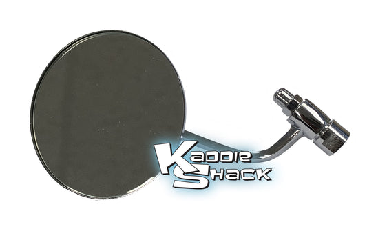 QUALITY '67 & Earlier Bug Left Mirror, Round