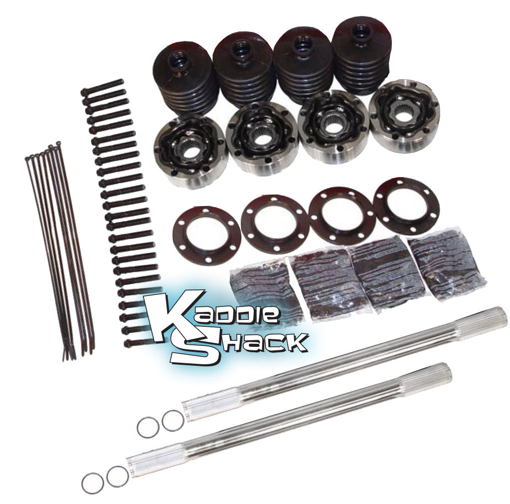 930 Rear Cv Axle Chromoly Off-Road Axle Kit, w/ 930 CV's into Bug for 3x3 Arms – Kaddie ...