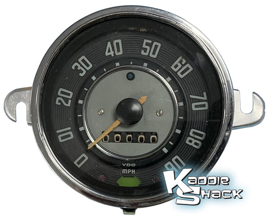 Speedometer, Early, Bug & Ghia, '61 to '66, Fits Others, Rebuilt